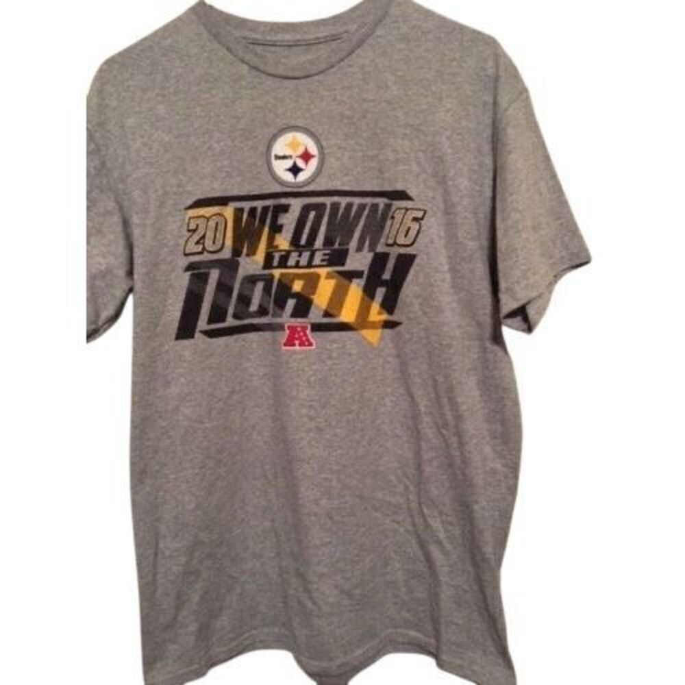 PITTSBURGH STEELERS 2016 WE OWN THE NORTH SIZE MEDIUM T-SHIRT